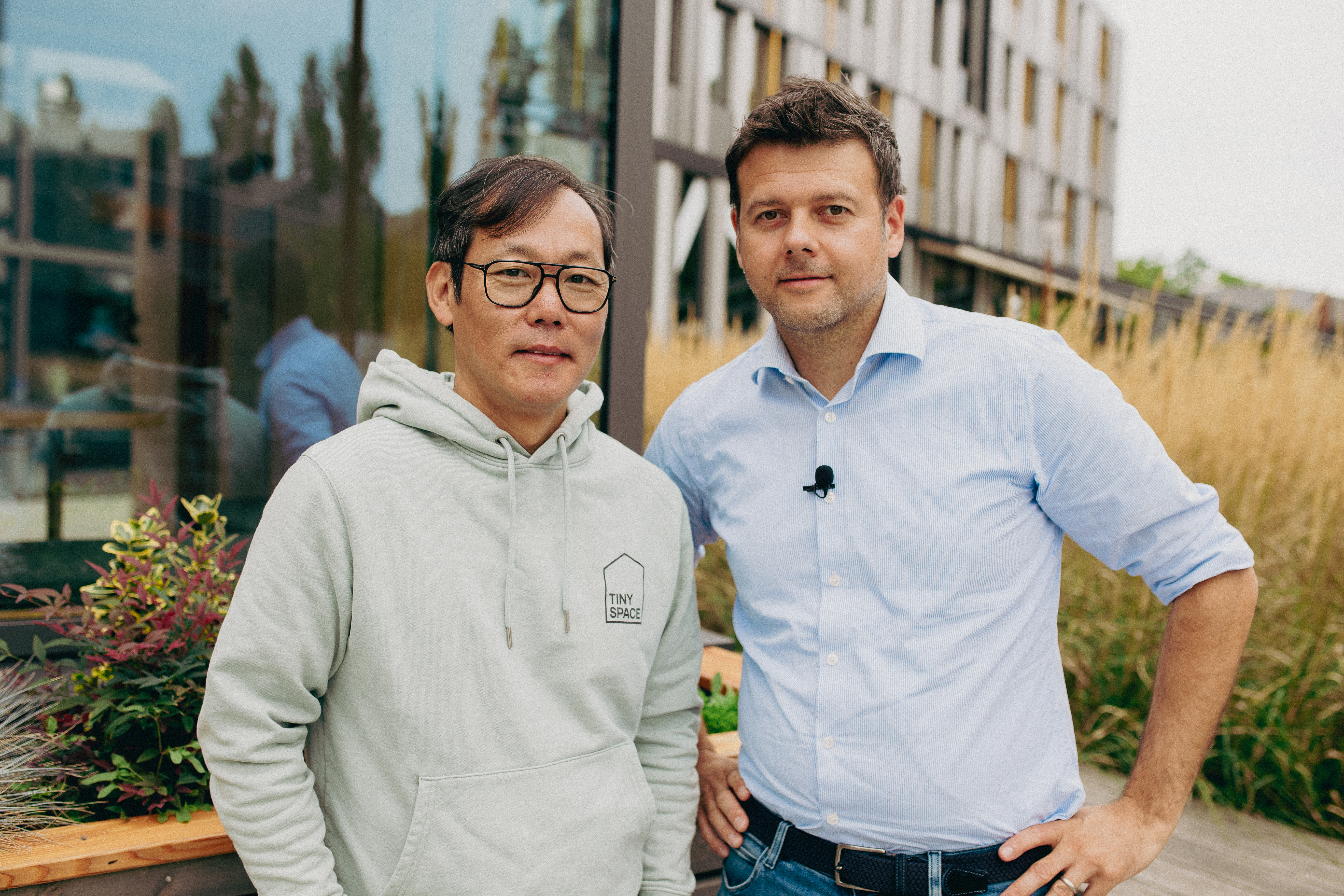 Hans-Gert Stuke and Tim Jaudszims, founders of TINY SPACE